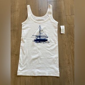Banana Republic sailboat tank top
